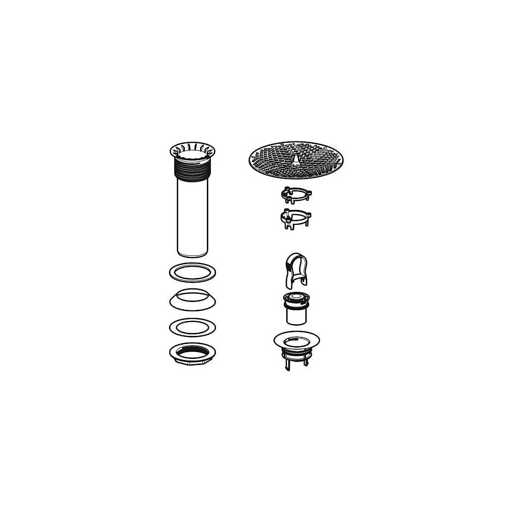 Geberit Set Ablaufgarnitur für Hybridurinale Außendurchmesser 50mm... GEBERIT-500672001 4025416221852 (Abb. 4)