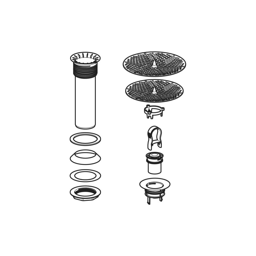 Geberit Set Ablaufgarnitur für Hybridurinale Außendurchmesser 50mm... GEBERIT-500672001 4025416221852 (Abb. 5)