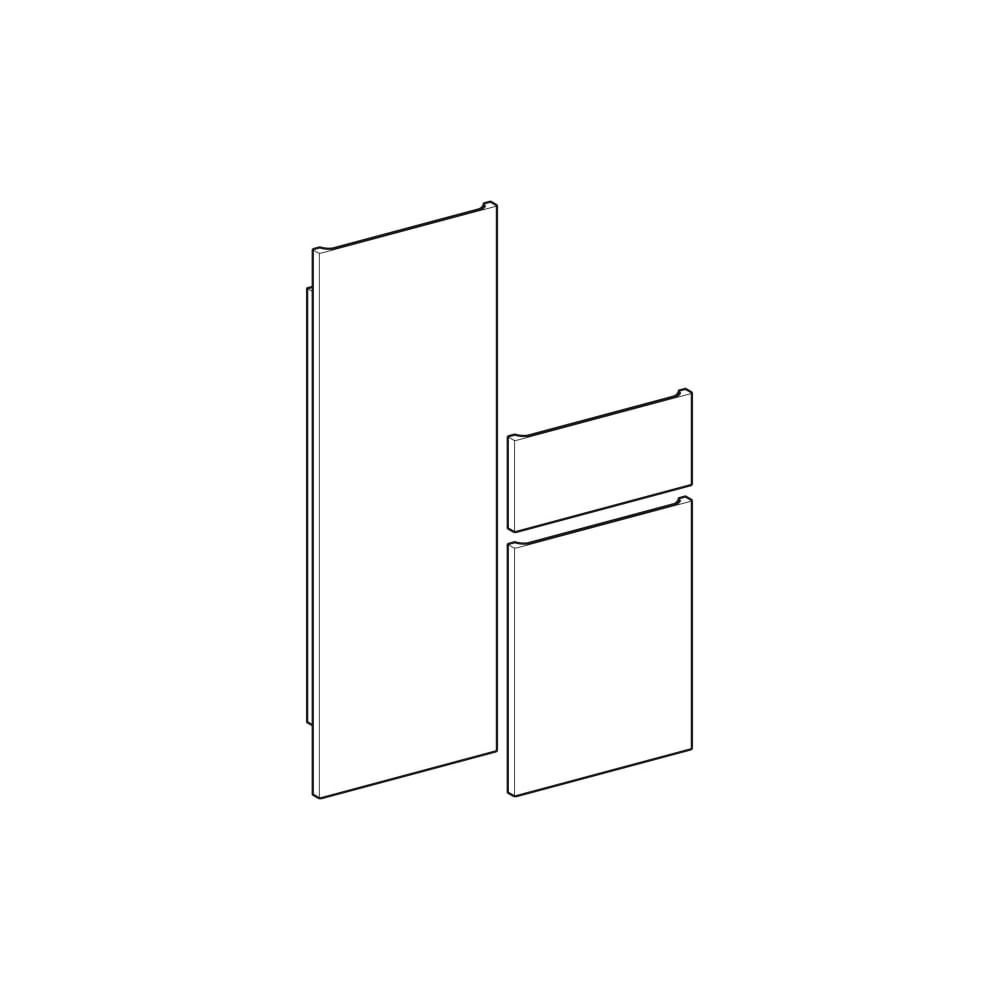 Geberit Set Schubladenfront, 2 Türen für Renova Plan Hochschrank Eiche... GEBERIT-595303000 4022009346244 (Abb. 3)