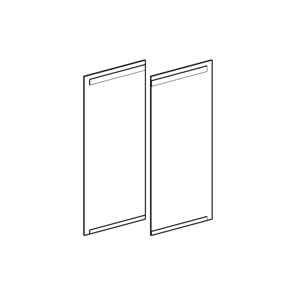 Geberit Set Türen für Option Spiegelschrank, Breite 90cm, 2 Stück... GEBERIT-595203000 4022009355253 (Abb. 3)