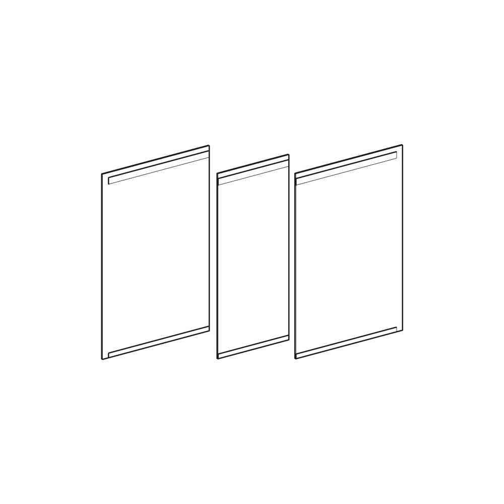 Geberit Set Türen für Option Spiegelschrank, Breite 120cm, Glas... GEBERIT-595345000 4022009368246 (Abb. 1)
