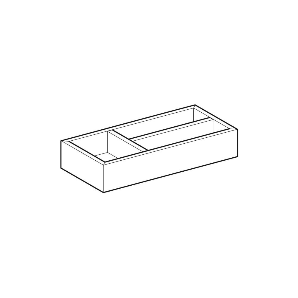 Geberit Schubladeneinsatz T-Unterteilung, für obere Schublade, 32,3x5,9x15cm, Lava/M... GEBERIT-500678001 4025416224921 (Abb. 3)