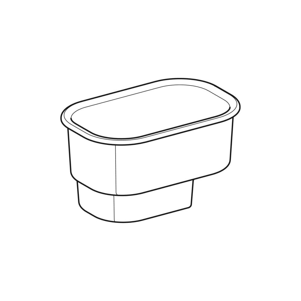 Geberit Bambini Sitzbadewanne Länge 71,5cm, Breite 46,5cm, Höhe 39,5cm, Alpinweiß... GEBERIT-407730016 4022009323863 (Abb. 3)