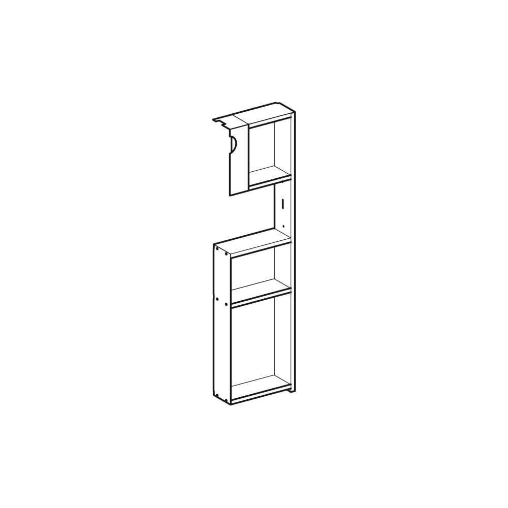 Geberit Auszug rechts, für Geberit Monolith Sanitärmodul für Waschtisch Aluminium ge... GEBERIT-242735TA1 4025416175216 (Abb. 1)