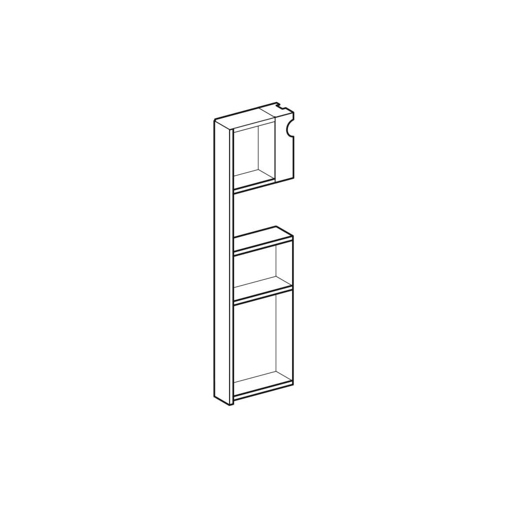 Geberit Auszug links, für Geberit Monolith Sanitärmodul für Waschtisch Aluminium geb... GEBERIT-242733TA1 4025416175193 (Abb. 1)