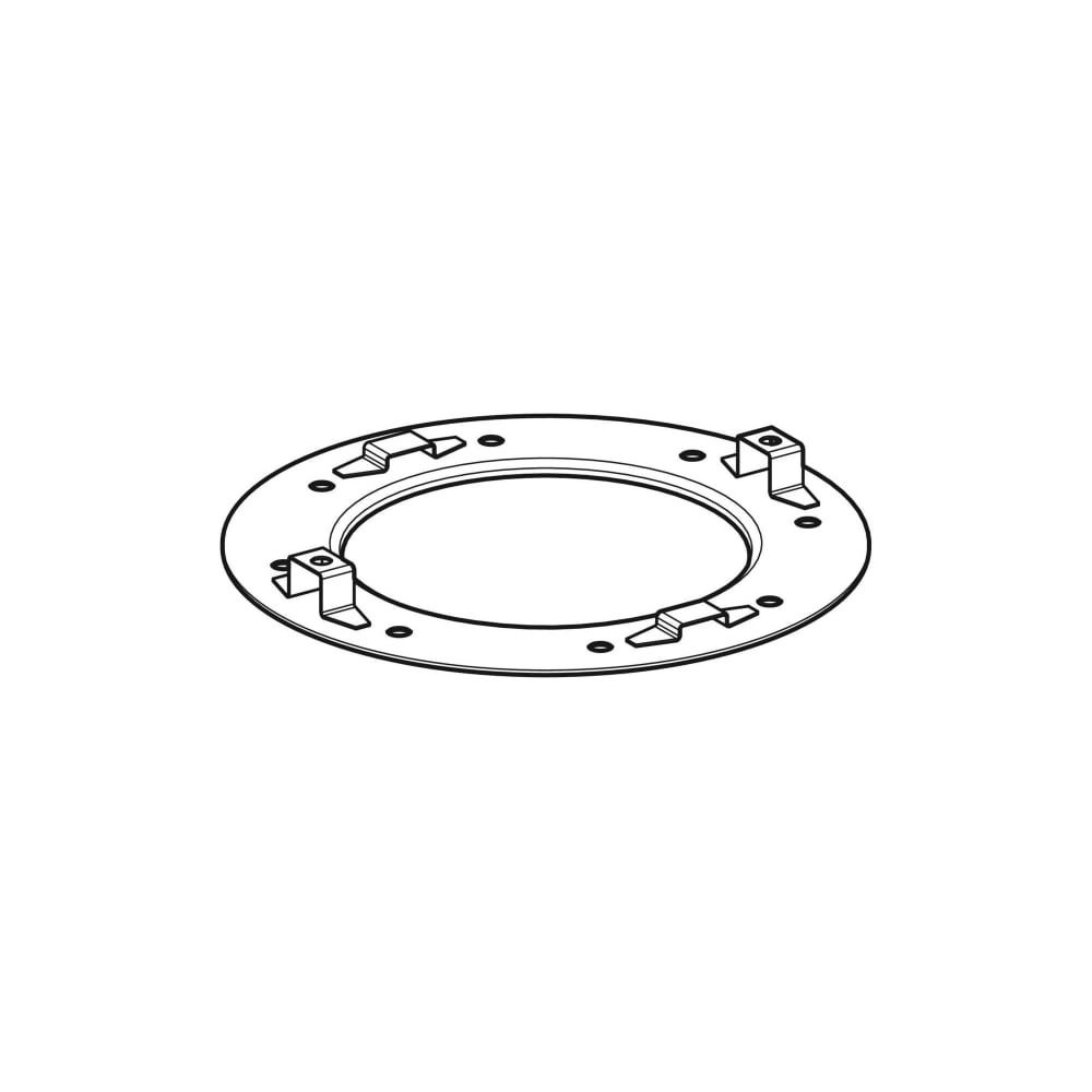 Geberit Befestigungsflansch für Geberit Pluvia Dachwassereinlauf mit Ablaufleistung ... GEBERIT-242760001 4025416188797 (Abb. 3)