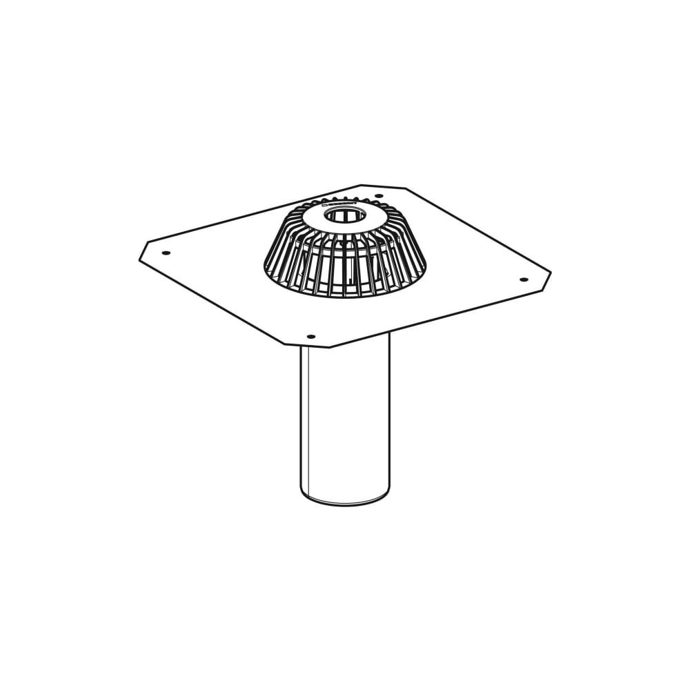 Geberit Dachwassereinlauf mit Anschlussblech Außendurchmesser 110mm... GEBERIT-359037001 4025416552826 (Abb. 3)