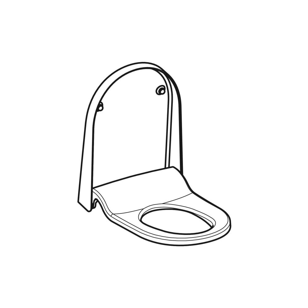 Geberit Dusch-WC-Sitz für Geberit AquaClean Sela bis Baujahr 2018 Alpinweiß/glänzend... GEBERIT-242810111 4025416219347 (Abb. 3)