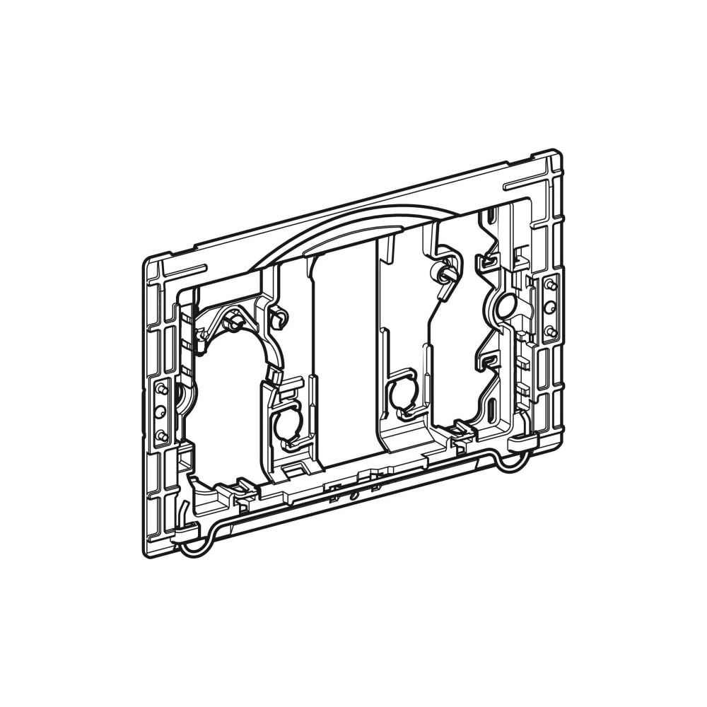 Geberit Befestigungsrahmen für Sigma Drückerplatte... GEBERIT-242871001 4025416280927 (Abb. 1)