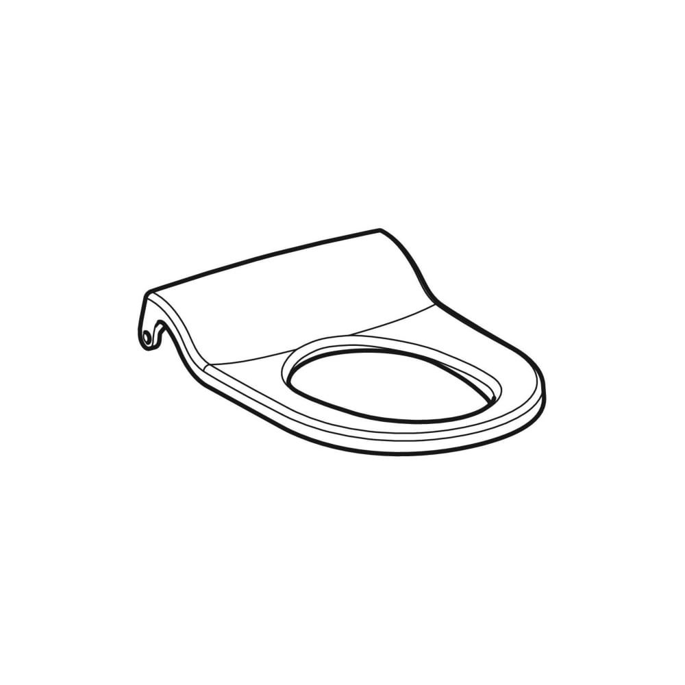 Geberit Dusch-WC-Sitzring für Geberit AquaClean Sela bis Baujahr 2018 Alpinweiß/glän... GEBERIT-242874111 4025416285205 (Abb. 3)