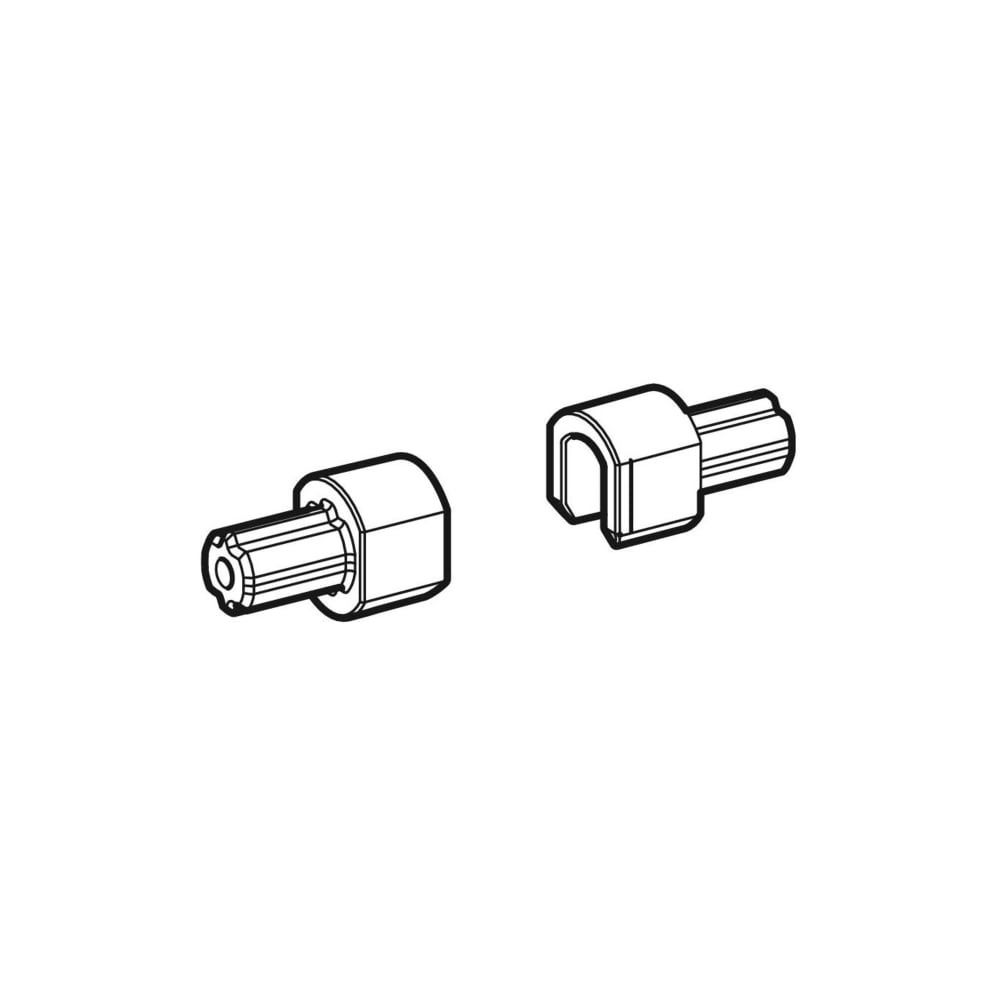 Geberit Set Steckbolzen für Dusch-WC-Sitzring, WC-Deckel, für Geberit AquaClean Sela... GEBERIT-242876001 4025416285267 (Abb. 3)