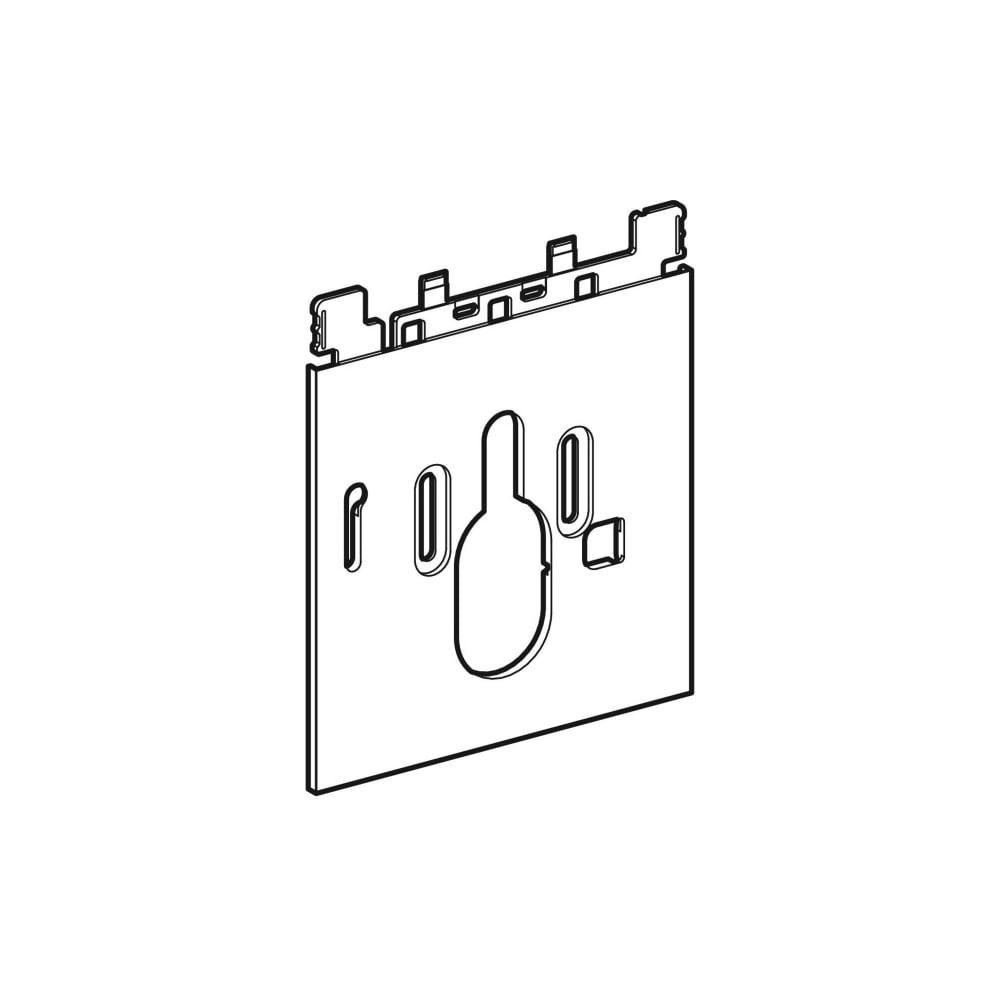 Geberit Designplatte für AquaClean 8000, 8000plus, unten, Weiß/Glas... GEBERIT-242902SF1 4025416287308 (Abb. 3)