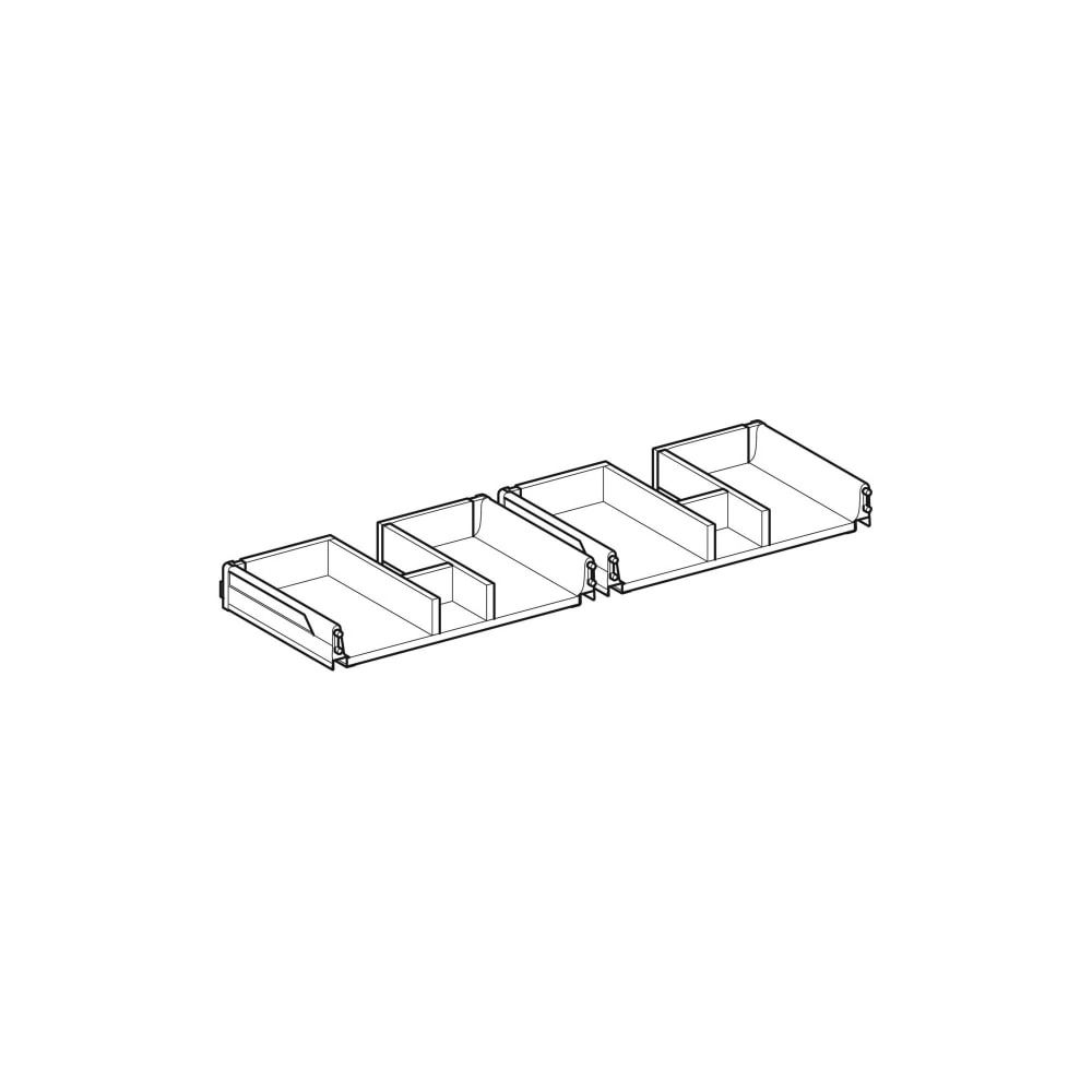 Geberit Schublade oben für Doppel-Waschtischunterschrank iCon, Breite 119cm... GEBERIT-598820000 4022009318944 (Abb. 3)