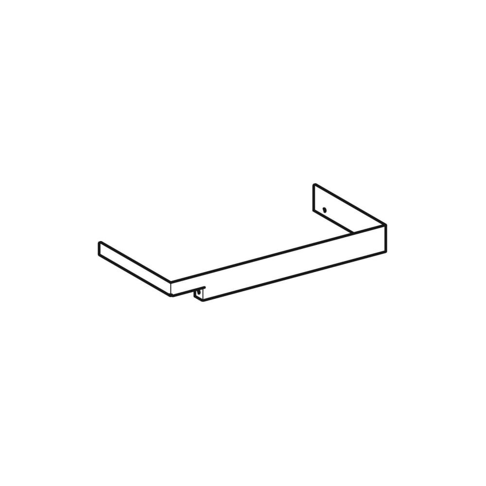 Geberit Blende für Unterschrank für Waschtisch Breite Waschtisch 50cm, Aussparung li... GEBERIT-595591000 4022009334685 (Abb. 1)