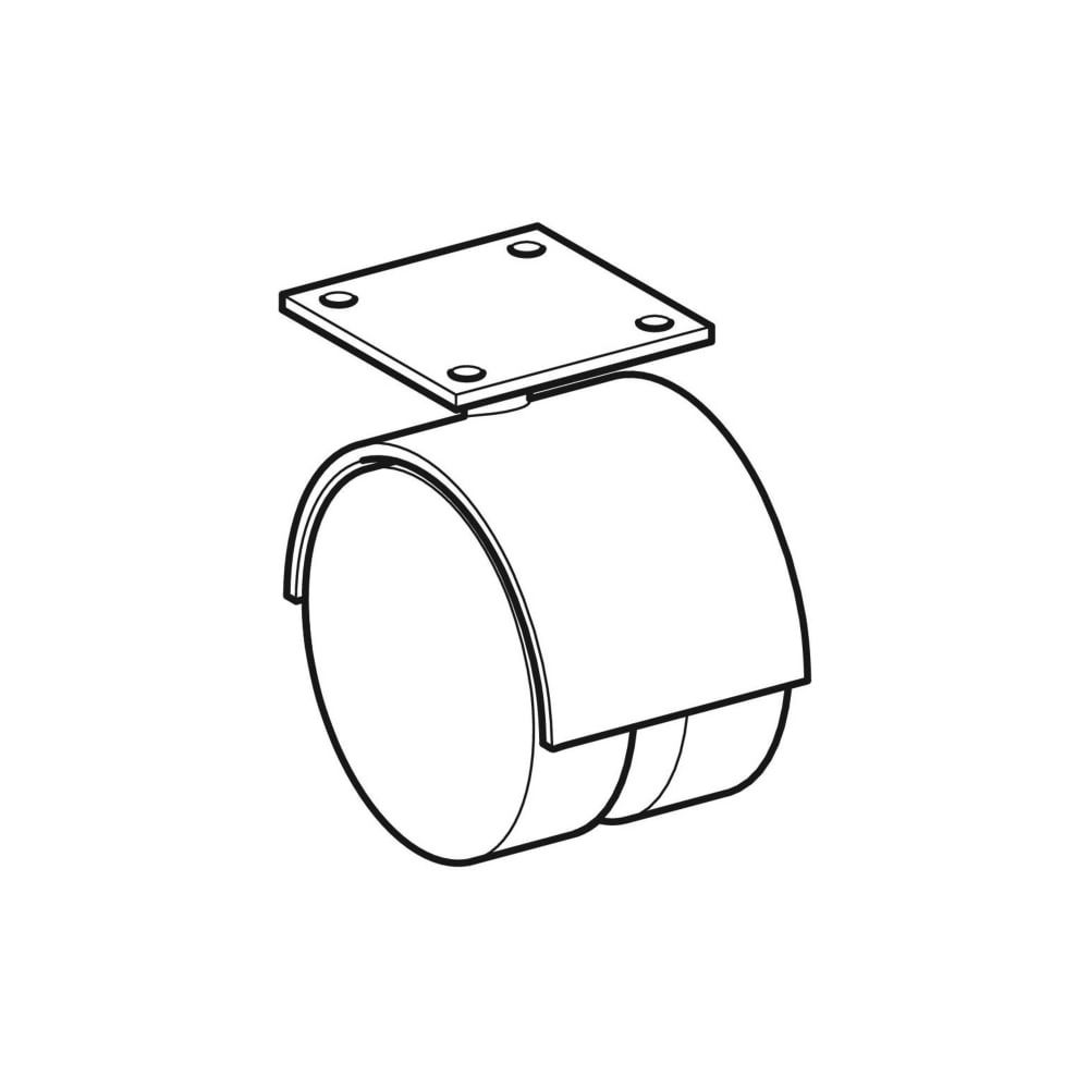 Geberit Rolle für Hocker, 596919000... GEBERIT-596919000 4022009321524 (Abb. 1)