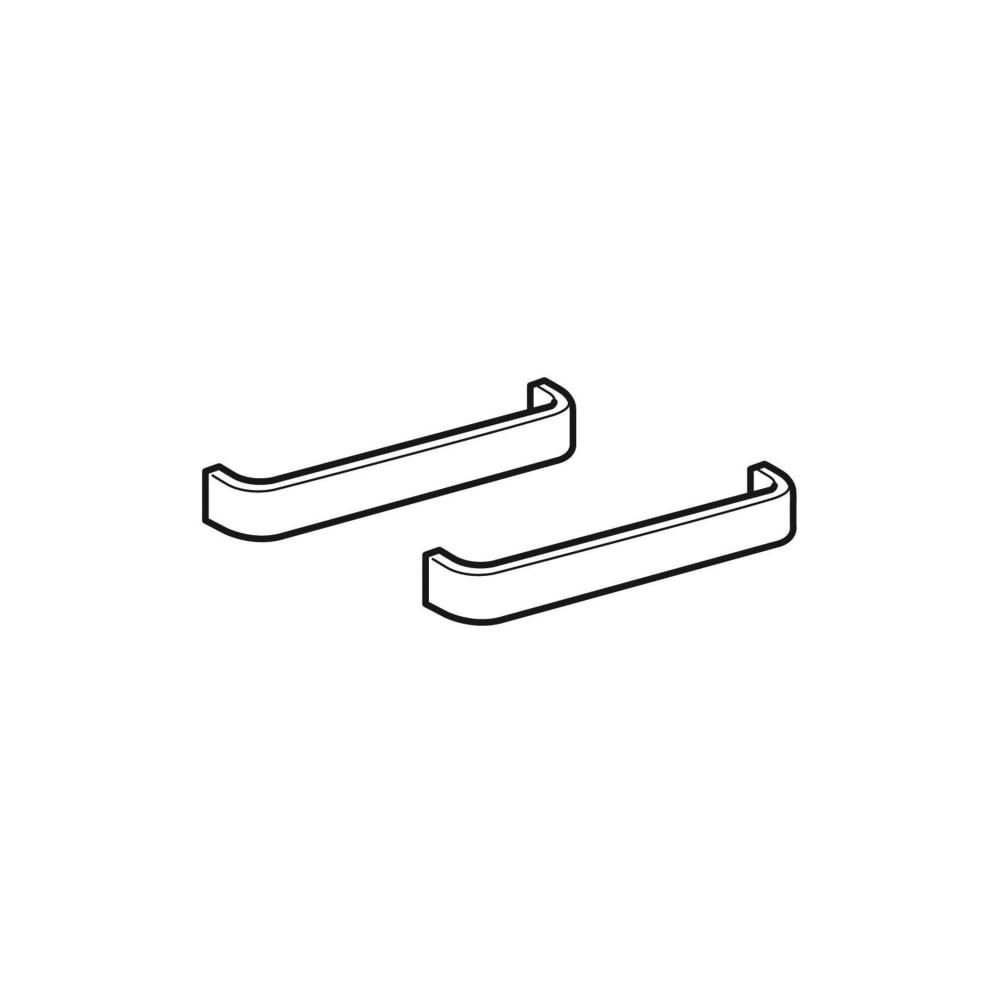 Geberit Set Griffe für Unterschrank für Waschtische... GEBERIT-595573000 4022009334371 (Abb. 1)