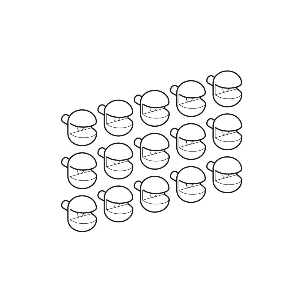 Geberit Smyle Set Regalbolzen für Hochschrank, 15 Stück... GEBERIT-595657000 4022009348163 (Abb. 3)