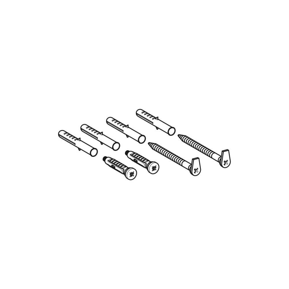 Geberit Set Befestigungshaken, Schrauben... GEBERIT-597417000 4022009220131 (Abb. 1)