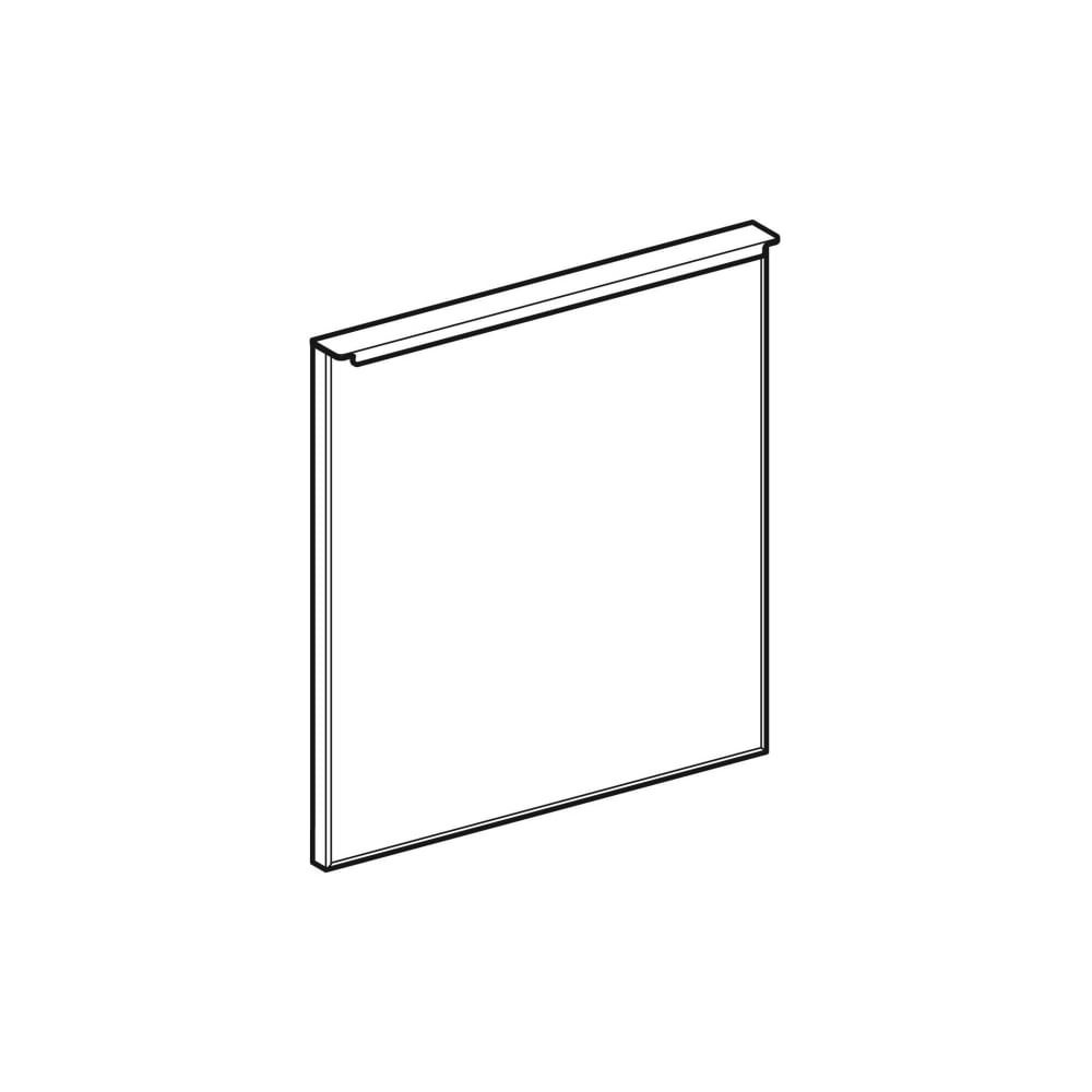 Geberit Tür für Unterschrank für Handwaschbecken Schwarz, Breite Waschtisch 45cm... GEBERIT-595501000 4022009325225 (Abb. 1)