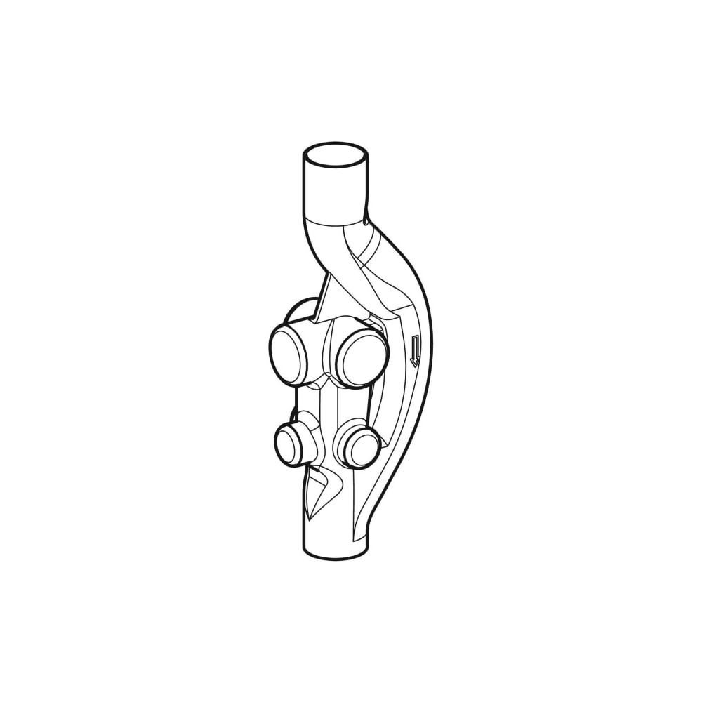 Geberit PE Sovent Formstück d 110mm, d1 110mm, d2 75mm... GEBERIT-367614161 4025416292661 (Abb. 3)
