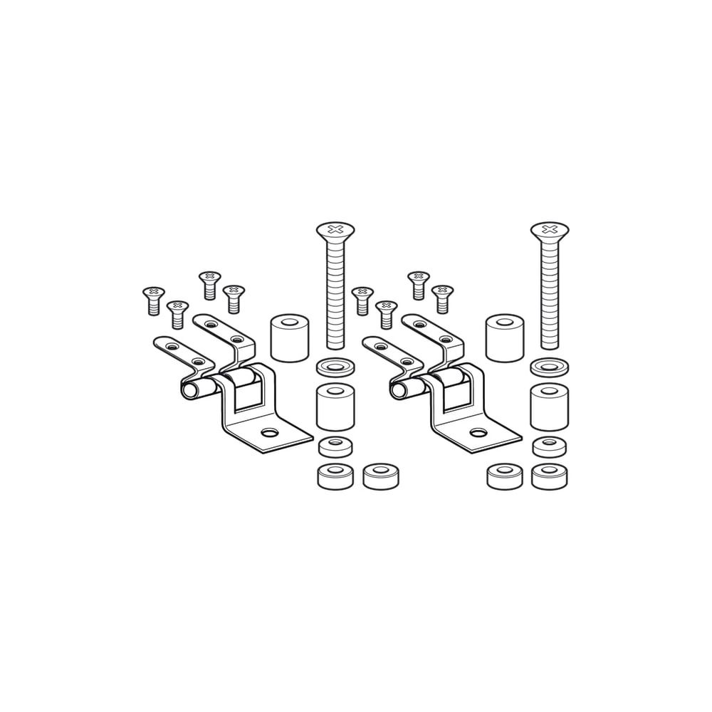 Geberit Set Ersatz Scharniere für WC-Sitz, 2 Stück... GEBERIT-596240000 4022009190465 (Abb. 3)