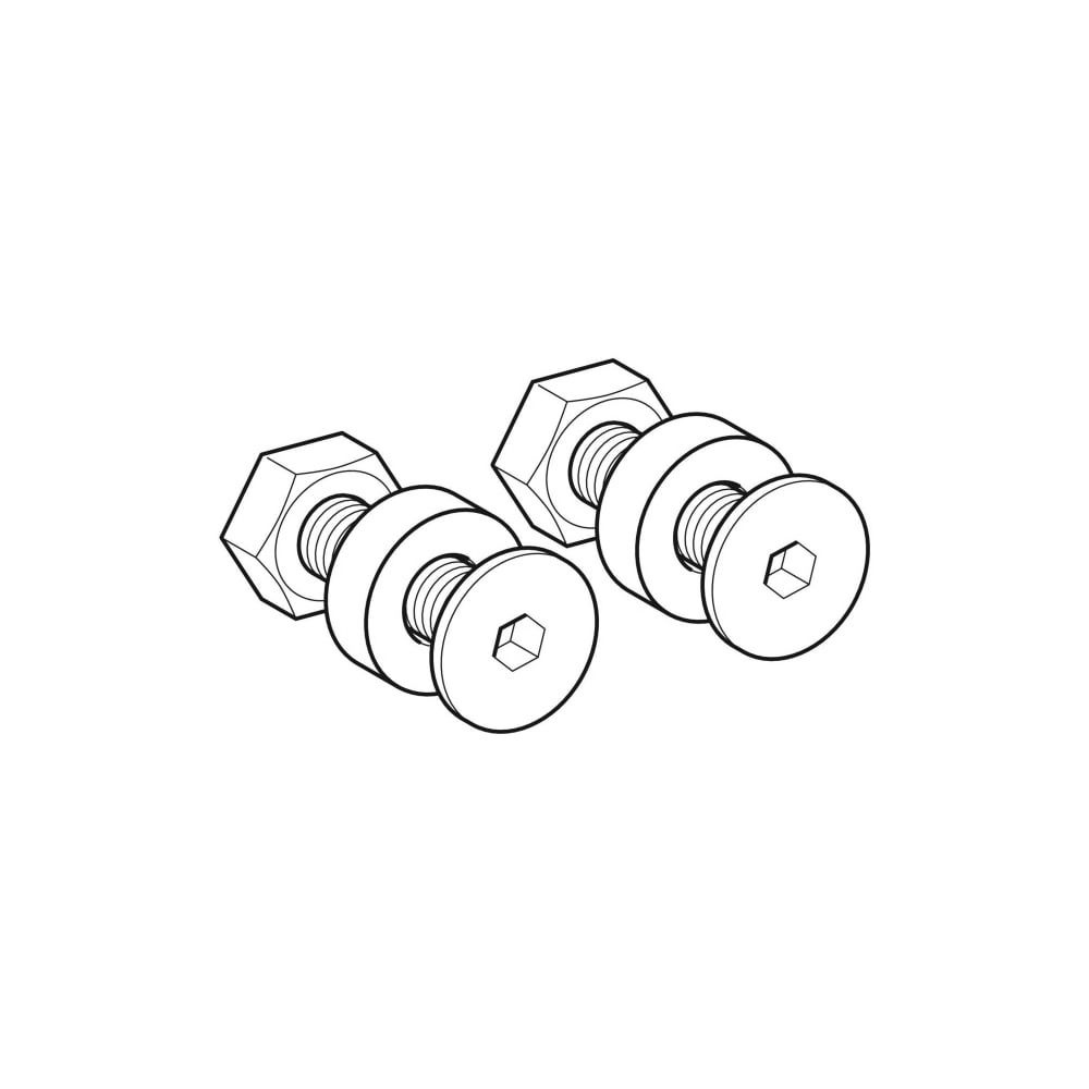 Geberit Set Gewindehülse für Scharnier für WC-Sitz, 2 Stück... GEBERIT-598175000 4022009198546 (Abb. 3)