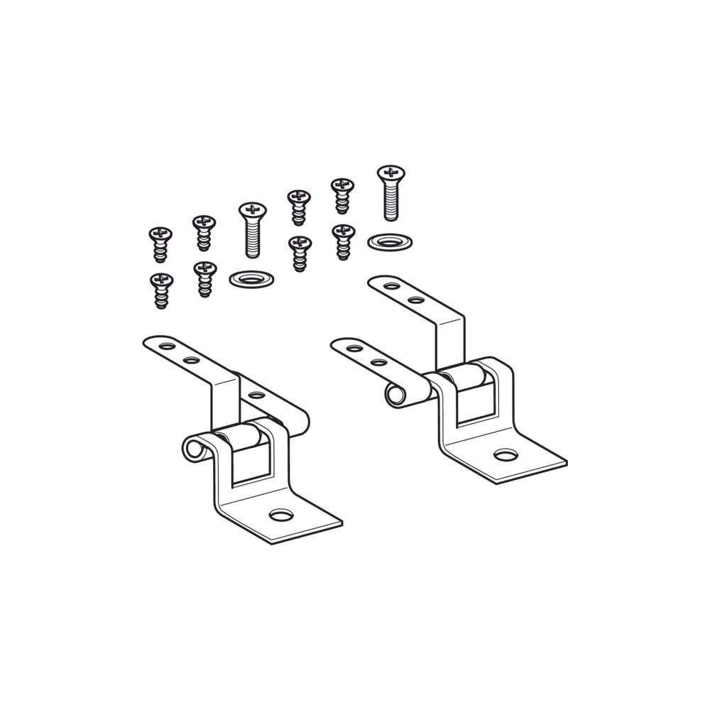 Geberit Set Scharniere für WC-Sitz F1... GEBERIT-598185000 4022009249293 (Abb. 1)