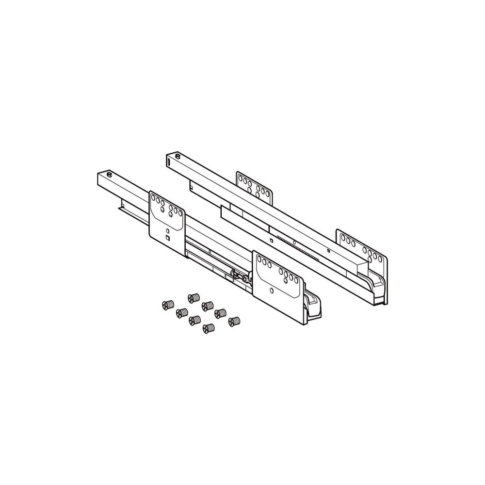 Geberit Set Schubladenschienen für Unterschrank, Länge 40cm... GEBERIT-595239000 4022009345919 (Abb. 3)