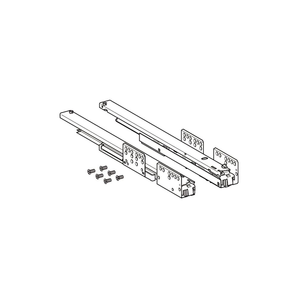 Geberit Set Schubladenschienen für Unterschrank für Waschtisch, Länge 35cm... GEBERIT-597711000 4022009325515 (Abb. 3)