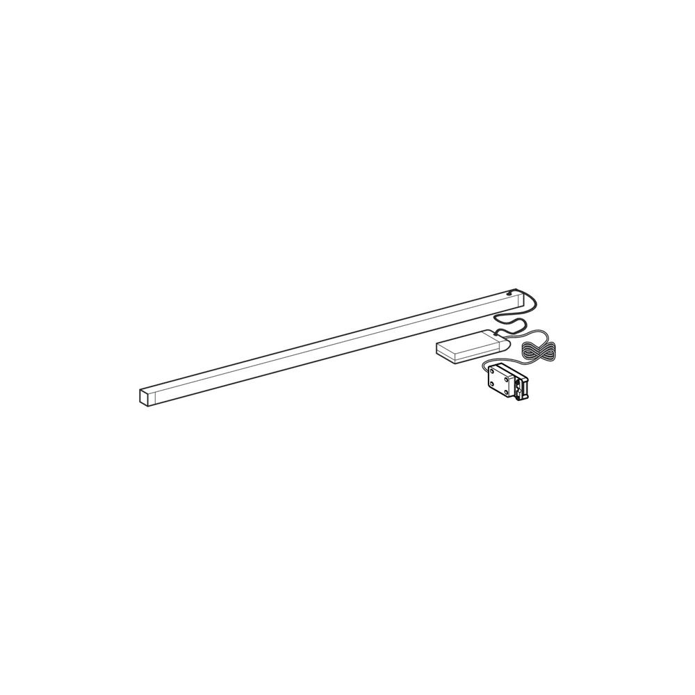 Geberit Set Lichtleiste für Waschtischunterschrank, Breite Waschtisch 90cm... GEBERIT-595474000 4022009343991 (Abb. 3)