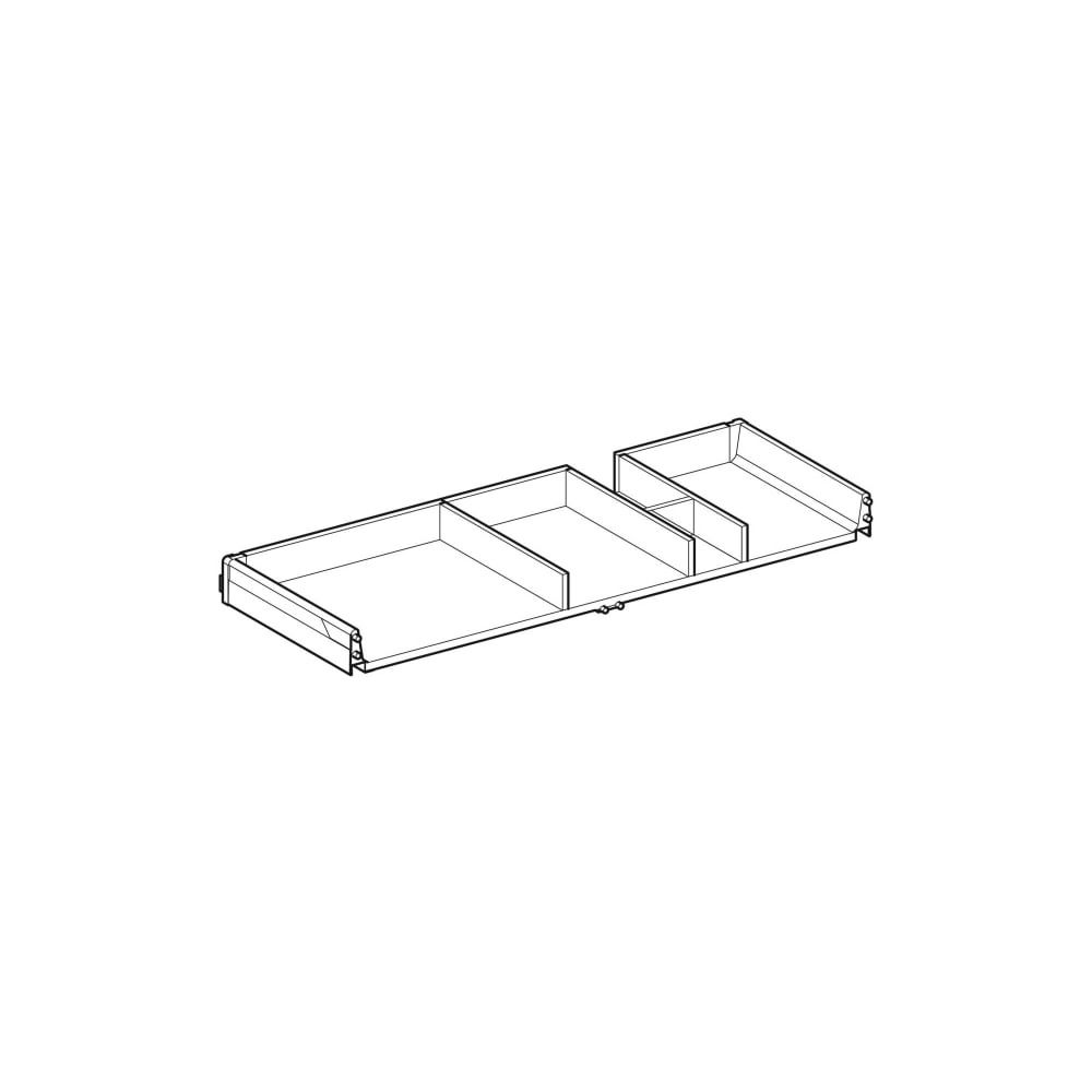 Geberit Schublade für Waschtischunterschrank myDay Ausschnitt links, Breite 115cm... GEBERIT-598934000 4022009321098 (Abb. 1)