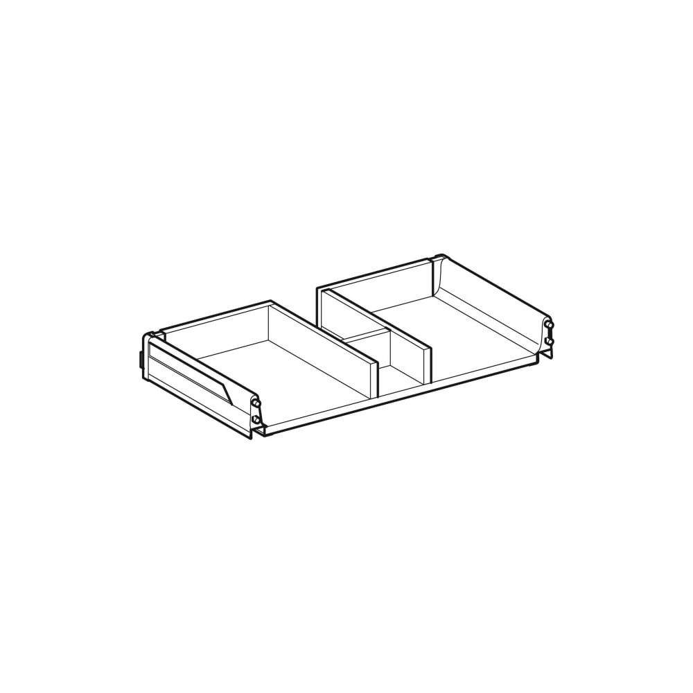 Geberit Schublade mit Ausschnitt, für Unterschrank für Waschtisch, Breite Waschtisch... GEBERIT-597231000 4022009331943 (Abb. 1)