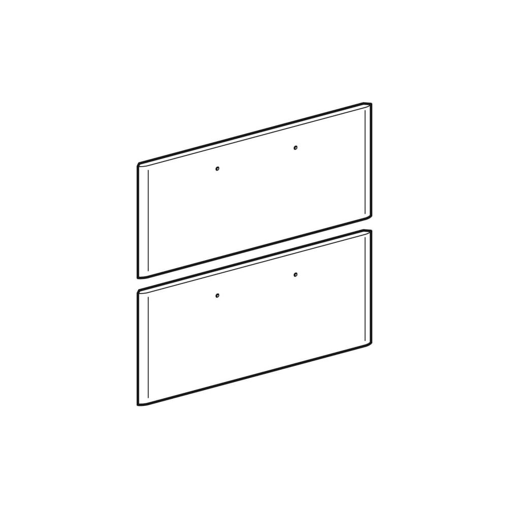 Geberit Schubladenfront für Unterschrank für Waschtisch, Weiß, Breite Waschtisch 70c... GEBERIT-597233000 4022009331127 (Abb. 1)