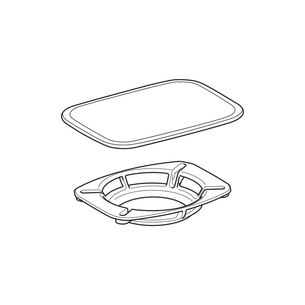 Geberit Ablaufkappe für myDay Badewanne... GEBERIT-595050000 4022009319477 (Abb. 1)