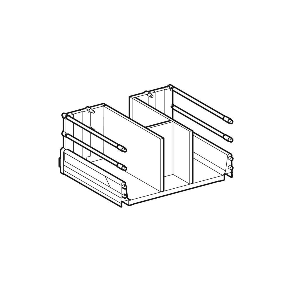 Geberit Schublade für Unterschrank für Geberit myDay Waschtisch, Breite Waschtisch 1... GEBERIT-598915000 4022009320909 (Abb. 1)