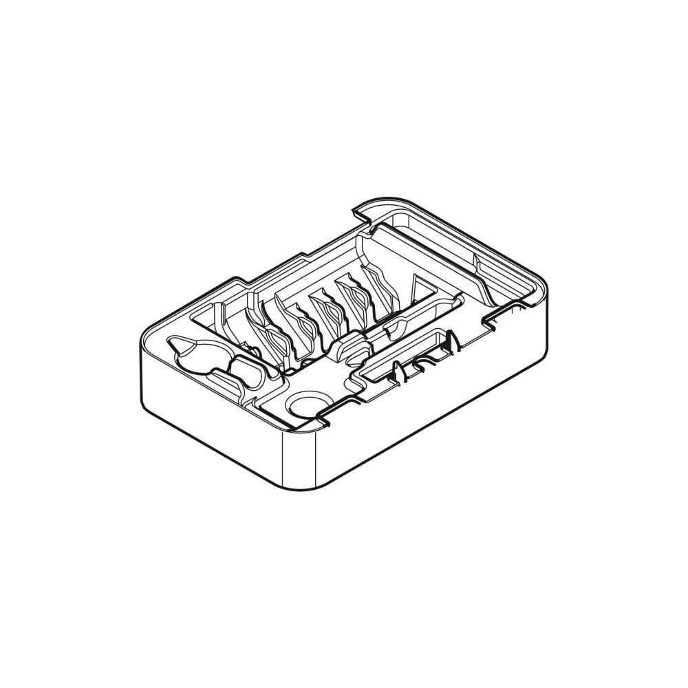 Geberit Koffereinsatz 10C-II für Pressbacken Typ 2, Typ 3 ABS... GEBERIT-691126001 4025410727701 (Abb. 1)
