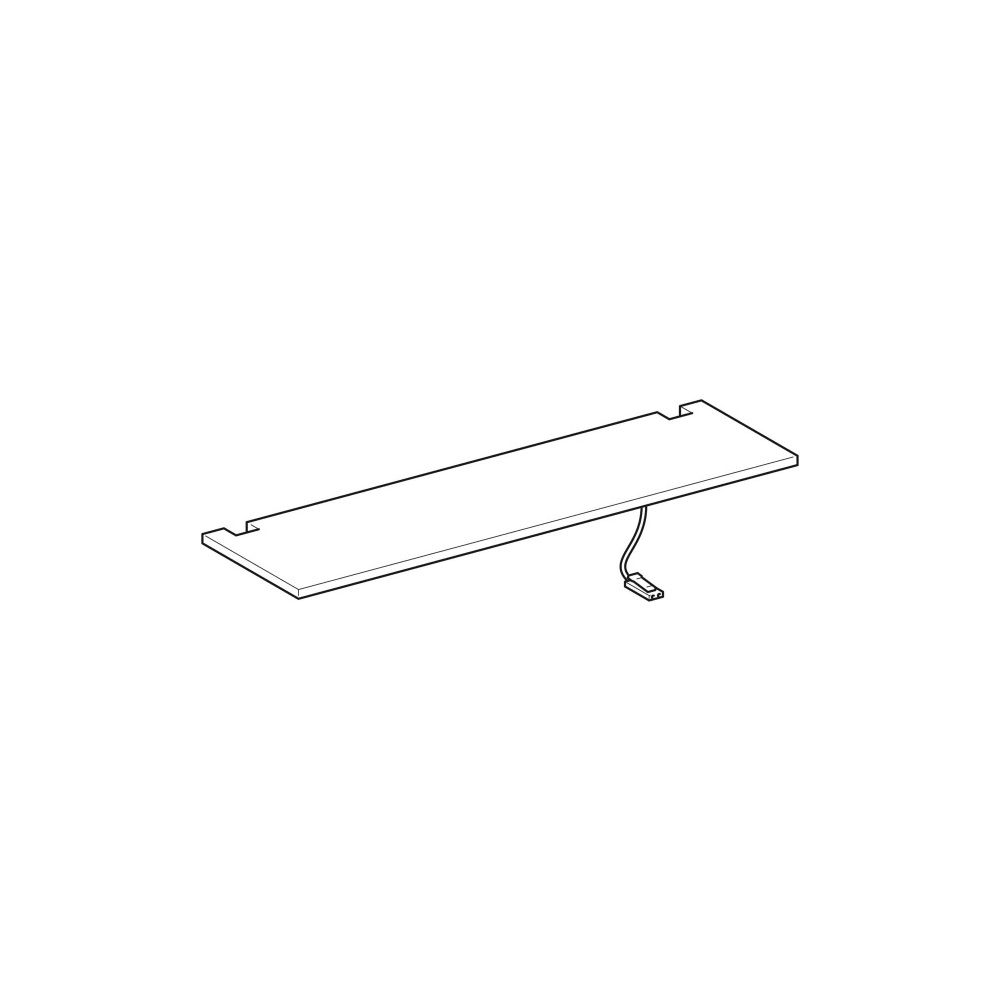 Geberit Set obere Leuchte für Option Plus Spiegelschrank, Breite 75cm... GEBERIT-595340000 4022009368239 (Abb. 1)