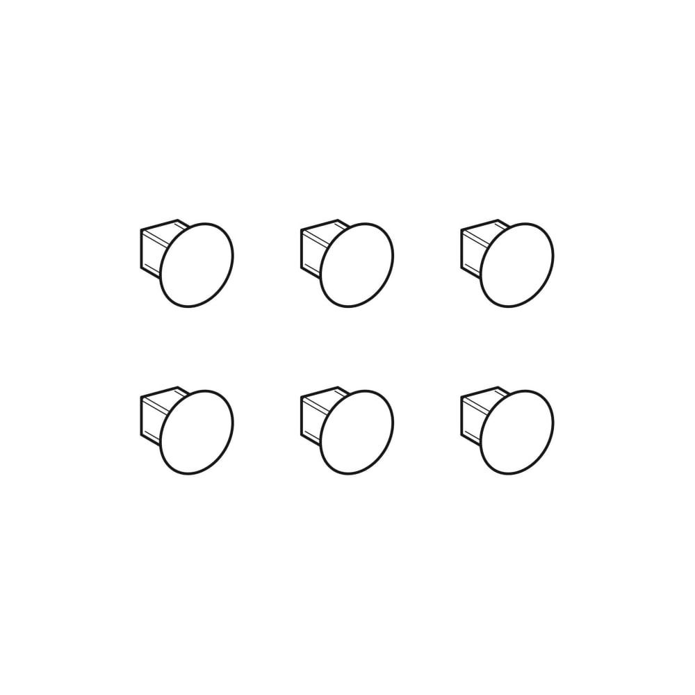 Geberit Smyle Set Deckkappen, 6 Stück... GEBERIT-595630000 4022009348057 (Abb. 1)