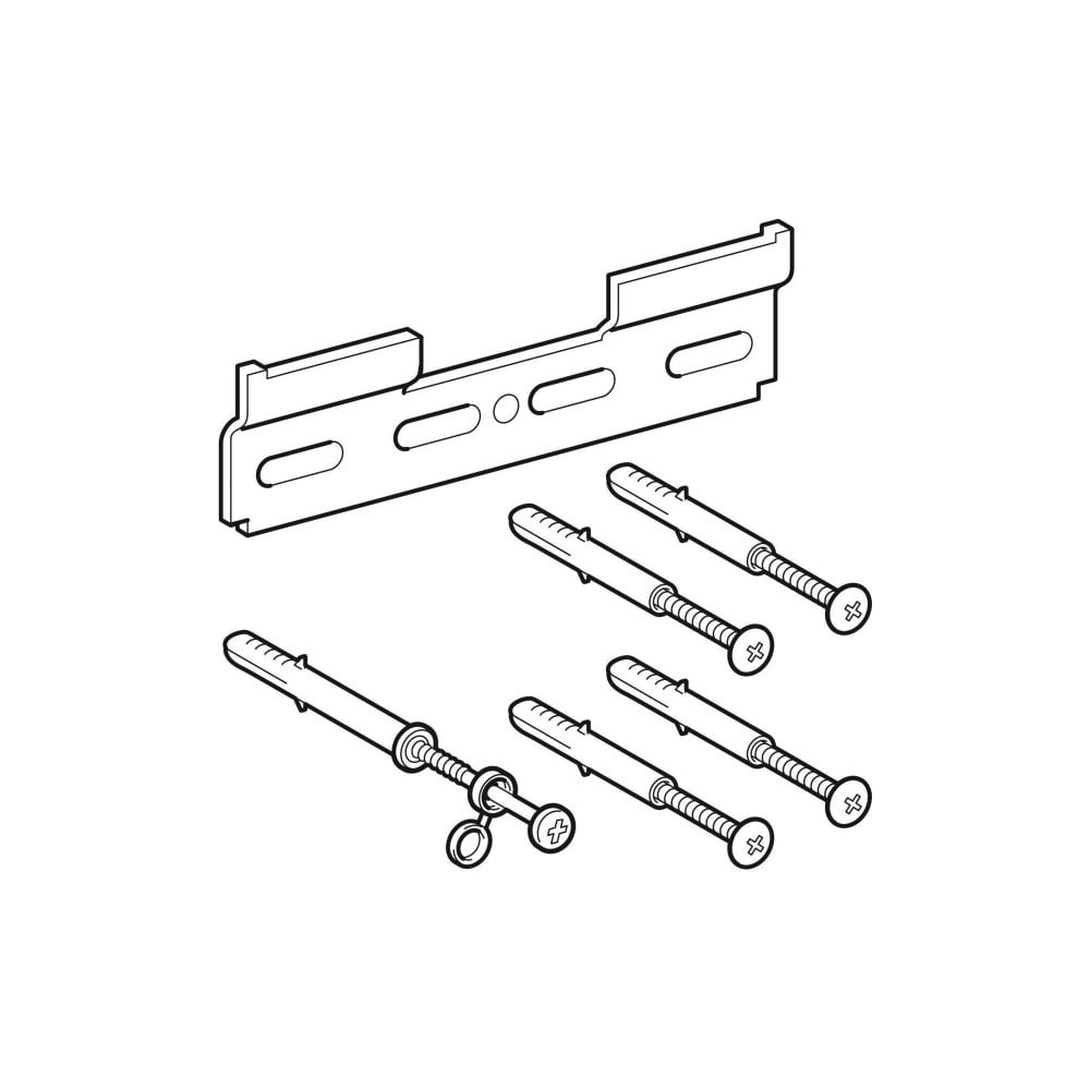 Geberit Befestigungsset für Hochschrank Smyle... GEBERIT-595658000 4022009347975 (Abb. 1)