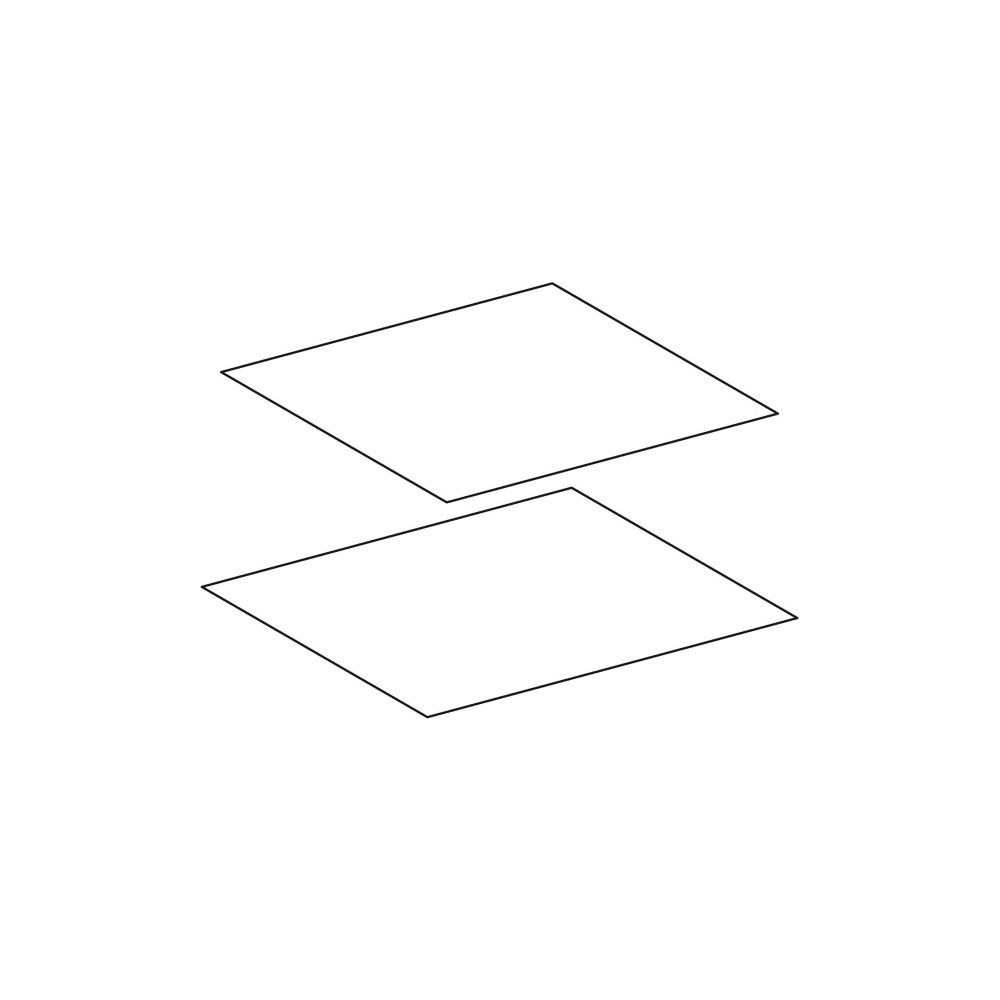 Geberit Set Antirutschmatten für Seitenschrank, 2 Stück... GEBERIT-595460000 4022009339123 (Abb. 1)