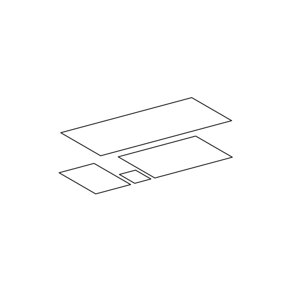 Geberit Set Antirutschmatten für Xeno2 Unterschrank für Waschtisch, Breite Waschtisc... GEBERIT-595428000 4022009339086 (Abb. 1)