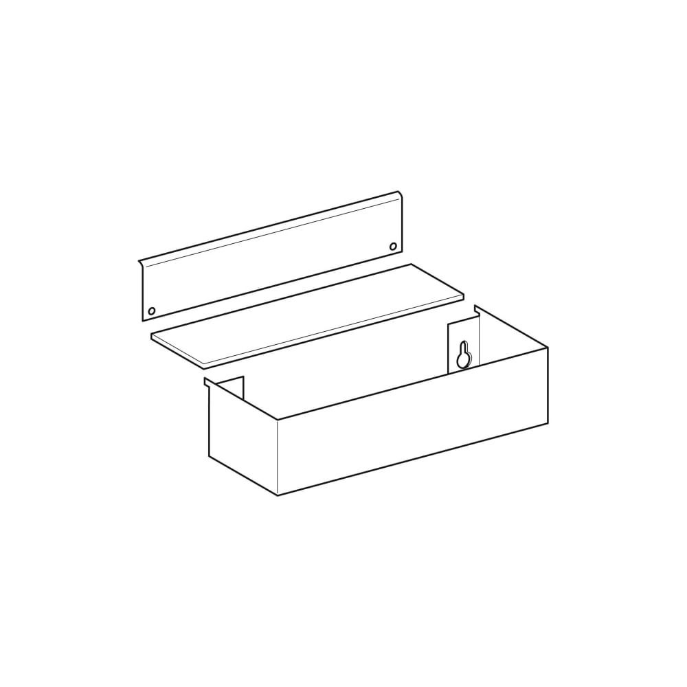 Geberit Staubox für Seitenschrank und Spiegelschrank Breite 60cm... GEBERIT-243875001 4025416820901 (Abb. 1)