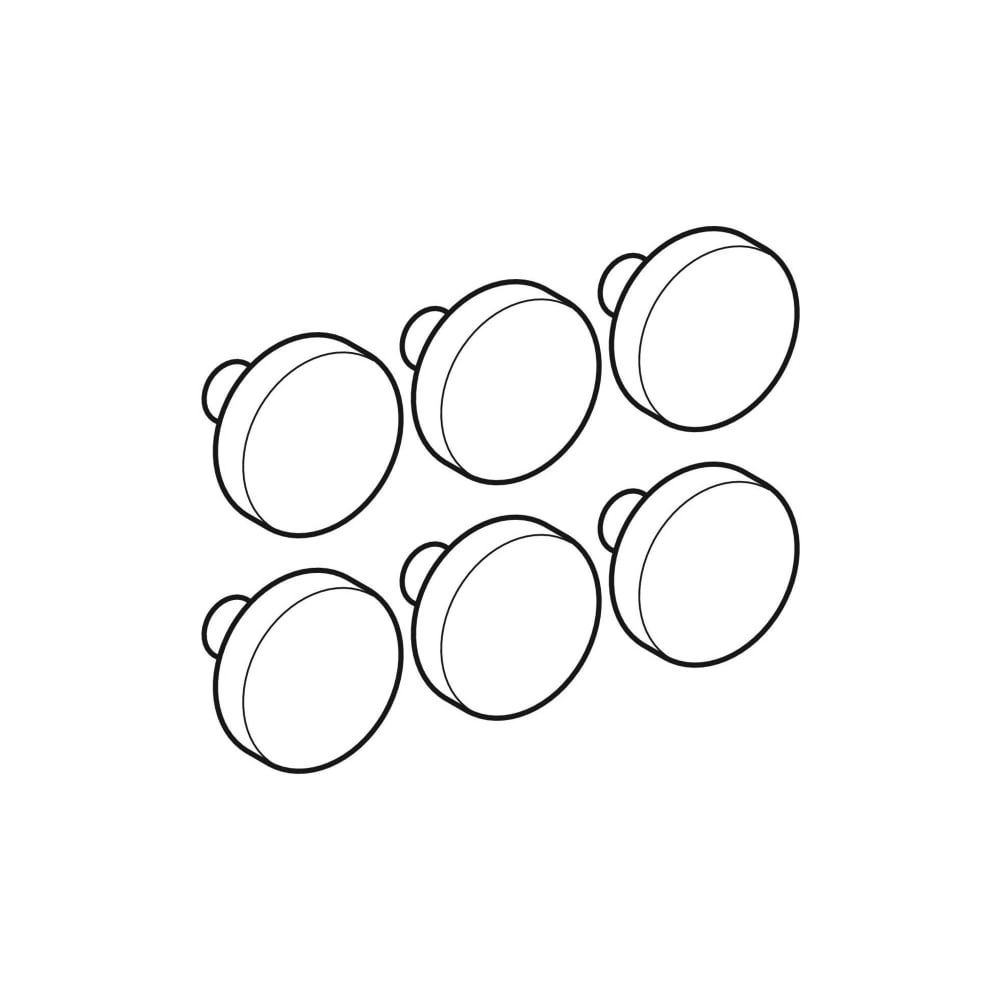 Geberit Set Puffer für WC-Deckel, Emani by Citterio, Era, 6 Stück... GEBERIT-598146000 4022009284072 (Abb. 1)