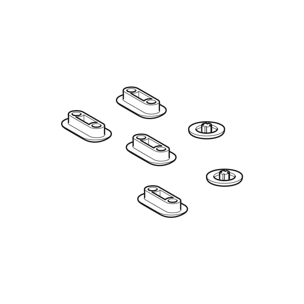 Geberit Set Puffer für Dusch-WC-Sitzring, WC-Deckel, für Geberit AquaClean Sela... GEBERIT-244304001 4025410725103 (Abb. 3)