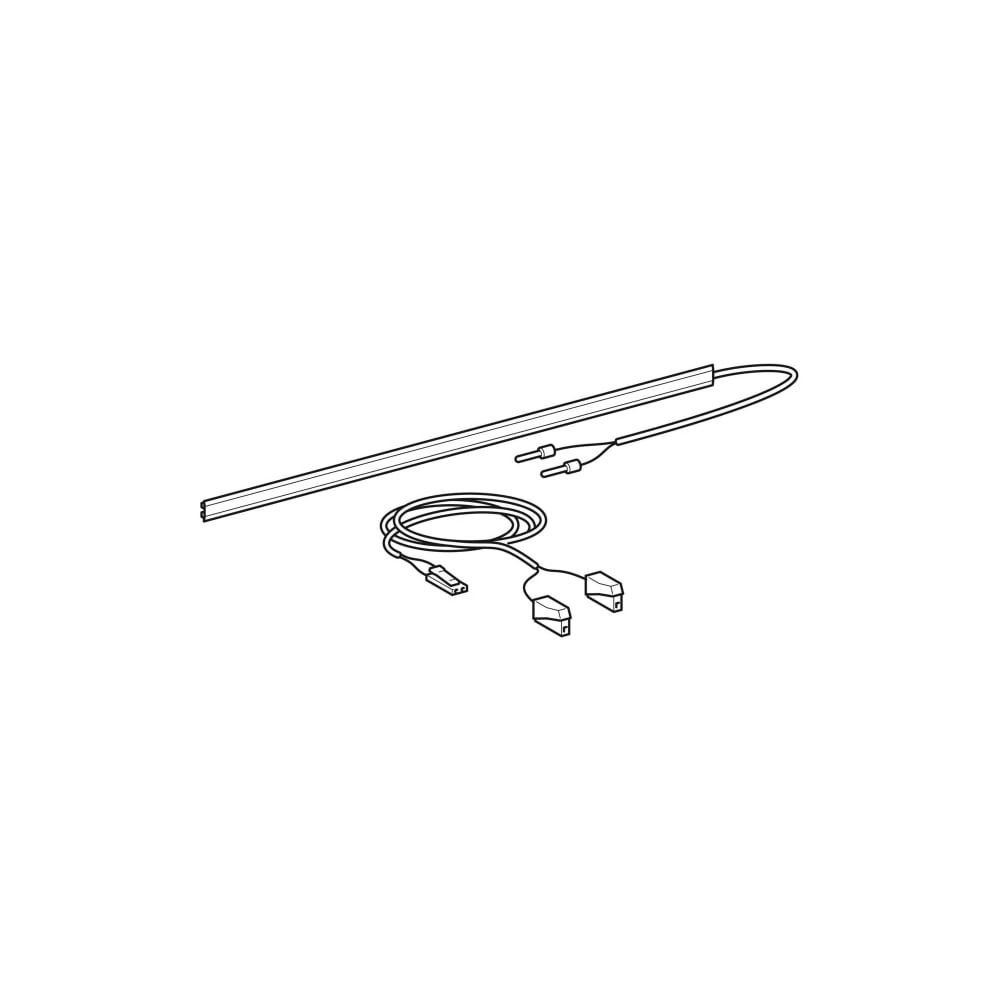Geberit Set untere Leuchte für Option Spiegelschrank, alt, Breite 90cm... GEBERIT-595170000 4022009347609 (Abb. 1)