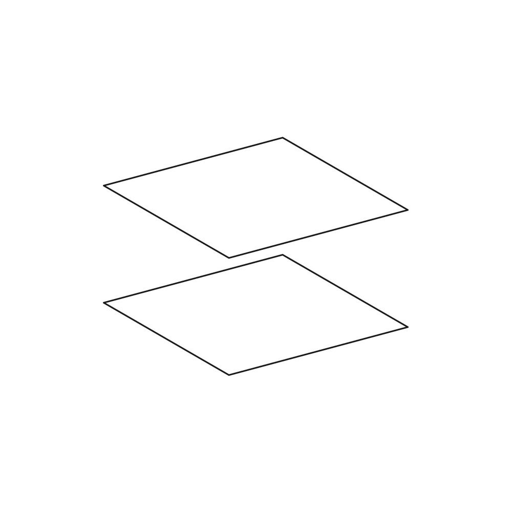 Geberit Set Antirutschmatten für Unterschrank für Waschtisch, Breite Waschtisch 130c... GEBERIT-597253000 4022009332094 (Abb. 1)