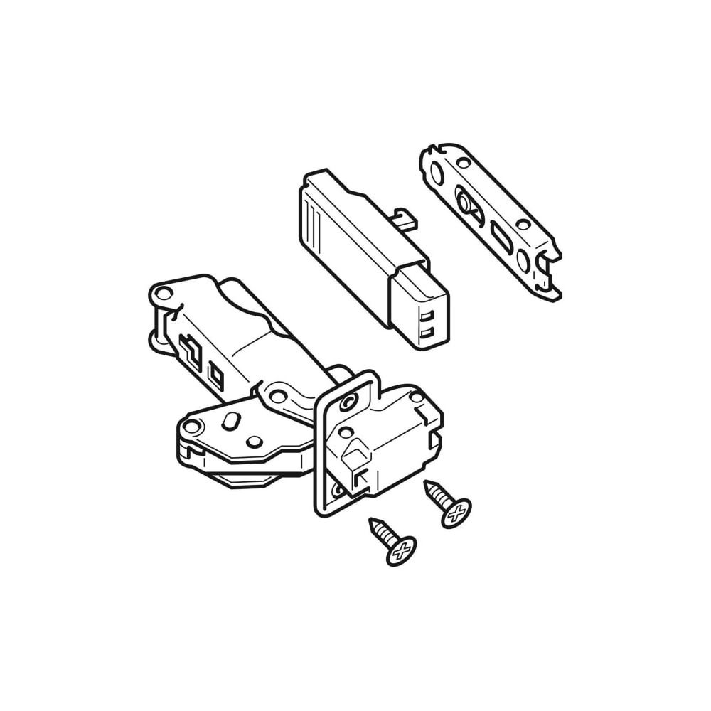 Geberit Set Scharniere für Schrank, 3 Stück... GEBERIT-597690000 4022009325171 (Abb. 3)