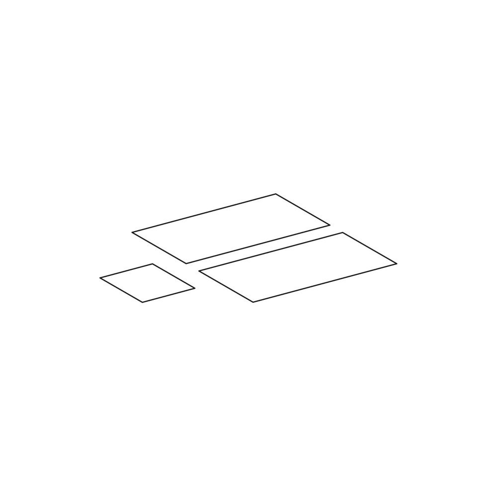 Geberit myDay Set Antirutschmatten Breite Waschtisch 65cm, 3 Stück... GEBERIT-598656000 4022009345209 (Abb. 1)