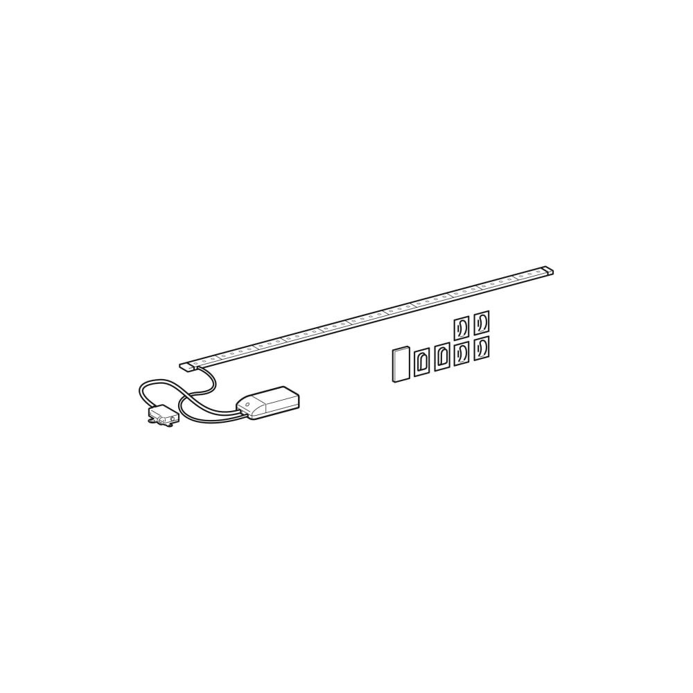 Geberit myDay Set Lichtleiste, Breite Waschtisch 80cm... GEBERIT-598661000 4022009345155 (Abb. 3)