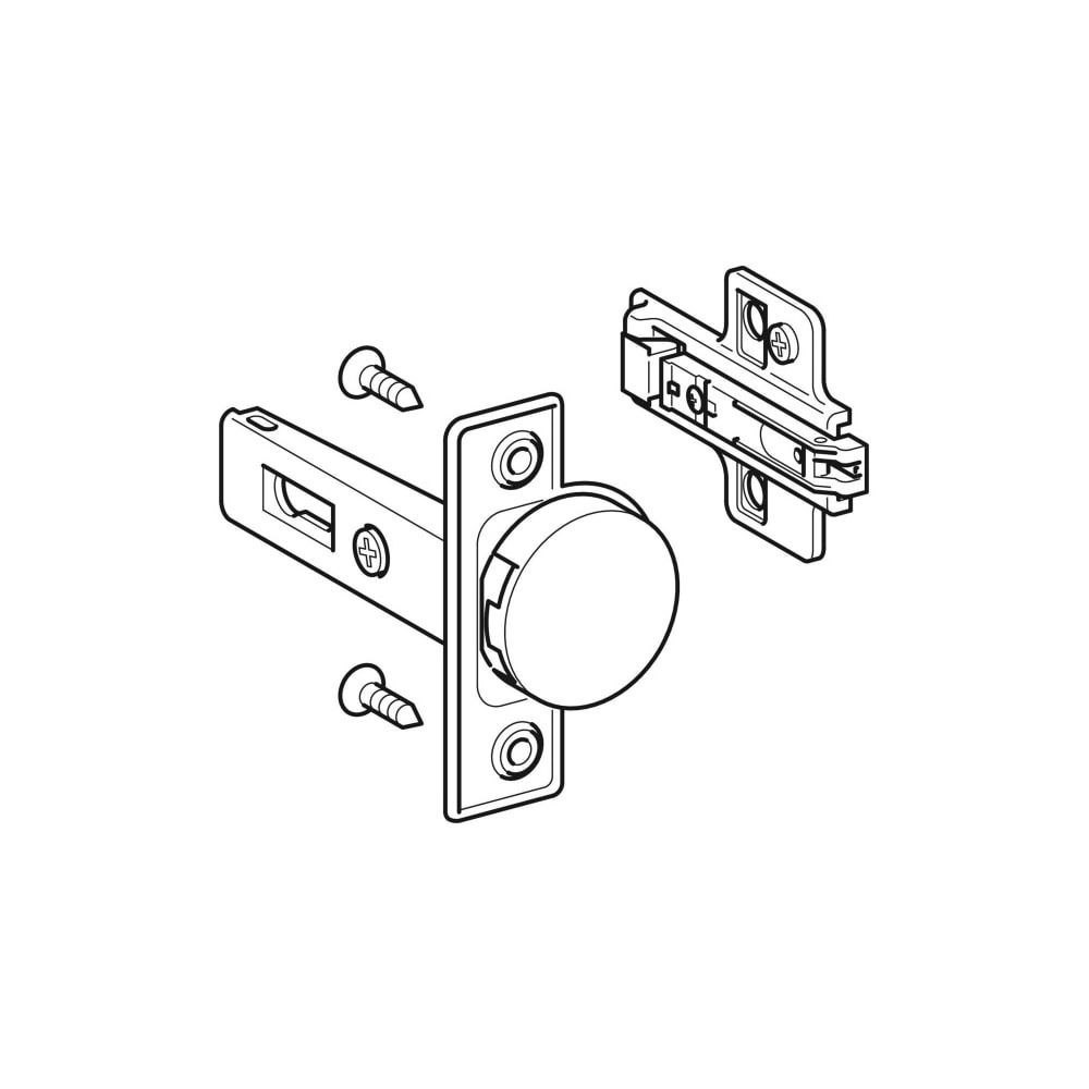 Geberit Renova Comfort Scharnier für Seitenschrank... GEBERIT-596948000 4022009320213 (Abb. 1)